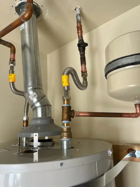 Water heater installation and plumbing repair in Aluta